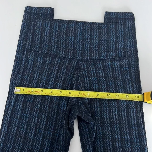 Lululemon ZigZag Blue, Gray and Black Full Length Leggings - Picture 7 of 9